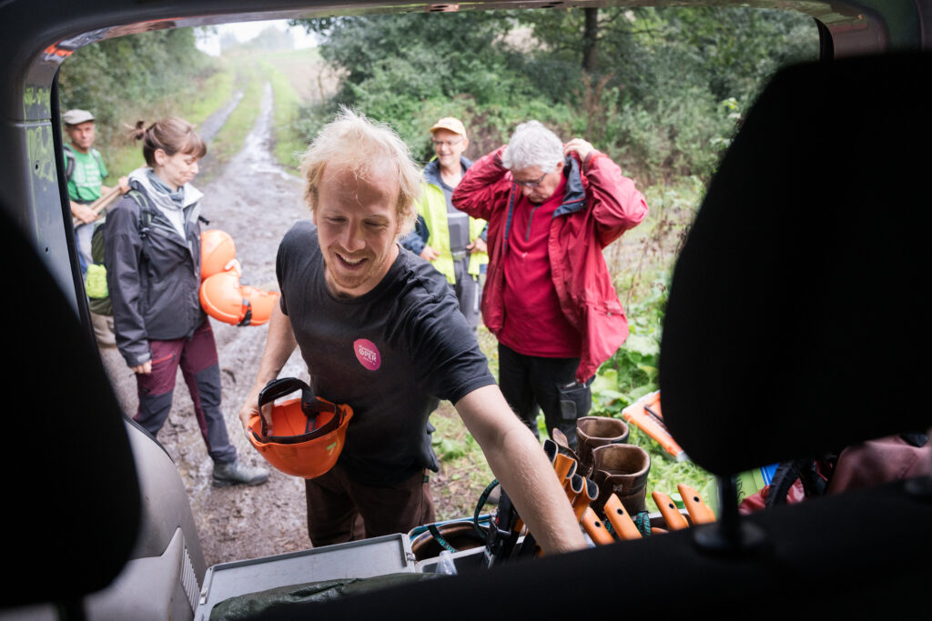 bergwaldprojekt einsatz in neukirchen knüll